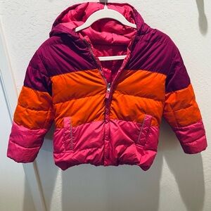 Hanna Andersson Pink Puffer Jacket